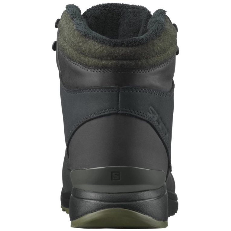 Botas de Invierno Salomon Utility Invierno CS WP Hombre Negros Verde Oliva | MX URSW513